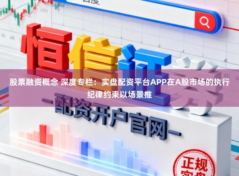 股票融资概念 深度专栏：实盘配资平台APP在A股市场的执行纪律约束以场景推