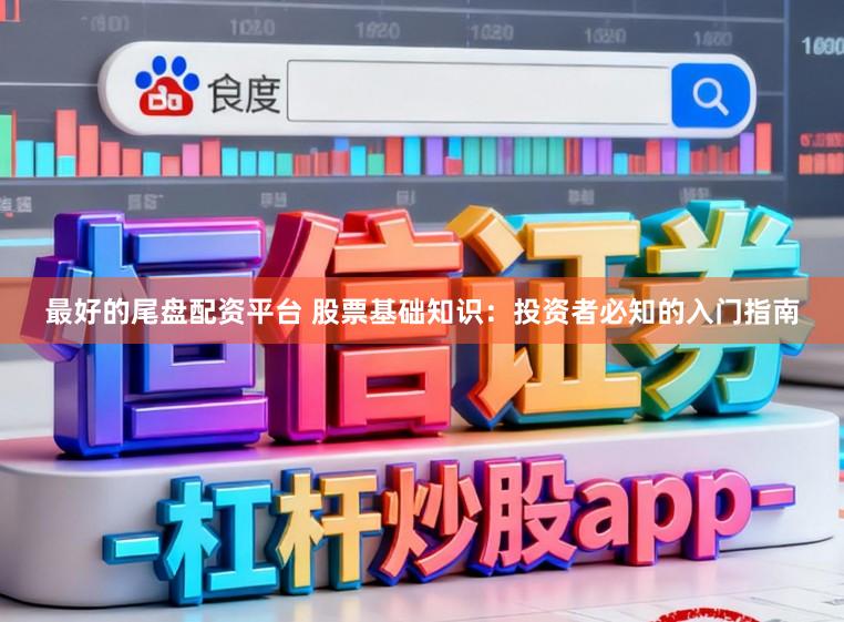 最好的尾盘配资平台 股票基础知识：投资者必知的入门指南